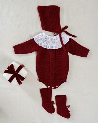 Pelele Trenza Burdeos