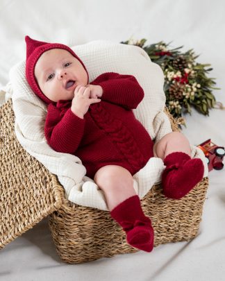 Conjunto Trenza Burdeos